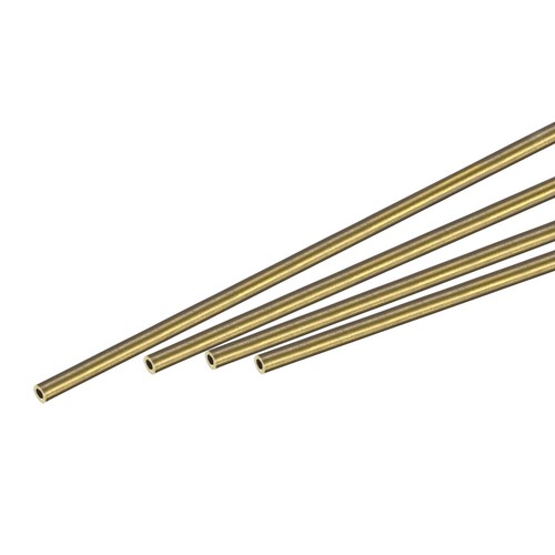 Ottone rotondo tubo 2mm od - ottone, 1.2mm