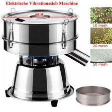 Setaccio Elettrico Sbrillatore Acciaio Inox Setaccio Farina Vagliatrice Φ40cm 220V