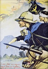 CARTOLINA POST CARD RINO FERRARI - 107 LEGIONE CAIROLI