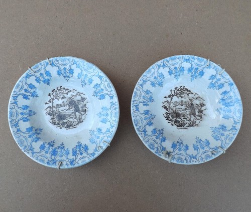 Coppia piatti ceramica - di, in