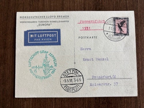 1931 germania zeppelin - 1931,