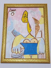 Pablo Picasso , Framed oil on
