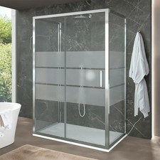 Box doccia 3 lati 90x150x90 cm