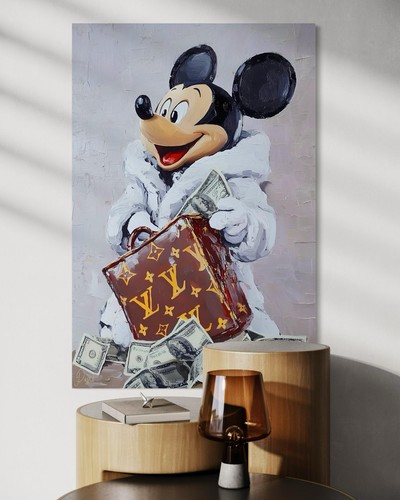 Quadro tela topolino - su,
