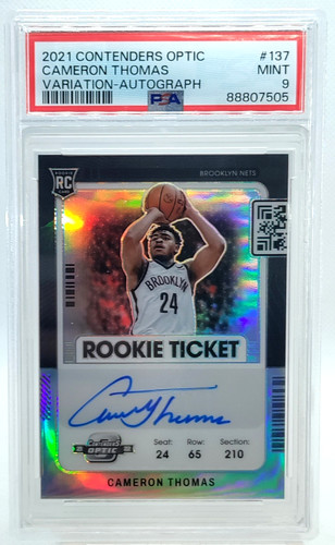 Cameron thomas rookie auto - thomas,