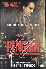 Foto firmata Collin Farrell 11x17 il pinguino Oswald Cobblepot attore televisivo JSA