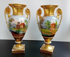 Coppia antichi vasi a