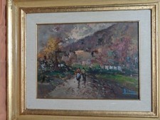 vecchio quadro dipinto a mano