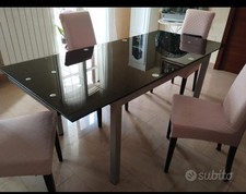 Tavolo In vetro Temperato E