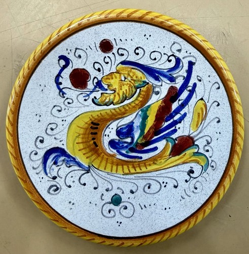 Deruta pottery plate - deruta,