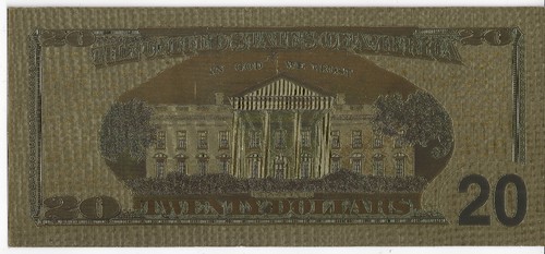Usa dollar banconota oro - 20,