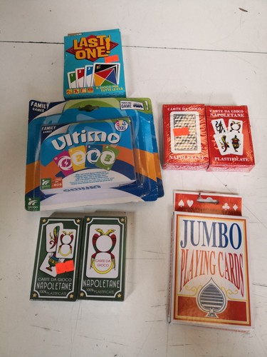 Stock carte gioco