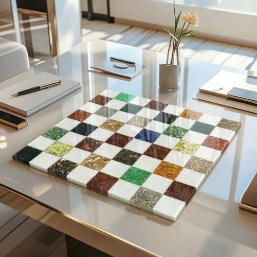 Scacchiera lusso marmo - scacchiera,