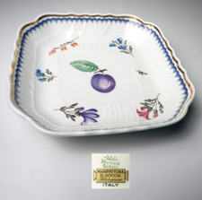 Richard Ginori FRUTTA ITALIANA vassoio quadrato, 5 1/2" come nuovo/inutilizzato