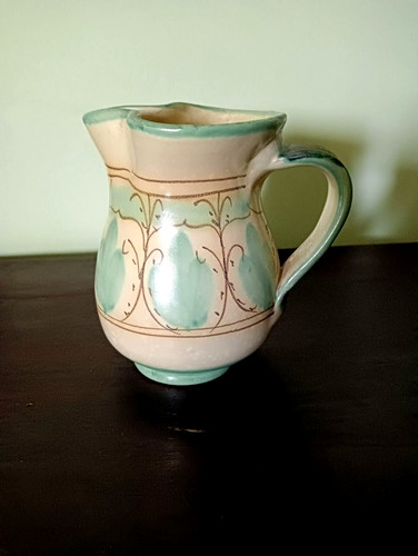 Brocca terracotta smaltata - in,