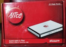 MODEM ALICE GATE 2 PLUS ADSL2+ ETHERNET USB TELECOM 20 MEGA
