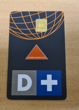 Smart Card D+ Vintage Tessera Originale Scheda Tivusat Decoder SAT Smartcard