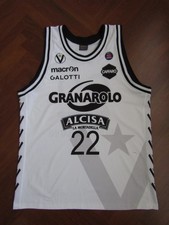 Canotta WARE MATCH WORN GAME VIRTUS BOLOGNA maglia jersey basket camiseta trikot