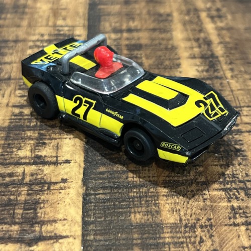 Tyco corvette nero giallo - tyco, ap