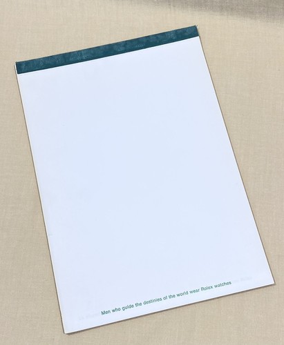 Rolex vintage note book - vintage,