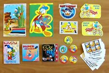 Grande Lotto Misto PAPERINO 2 Cartoline, 2 Memo, Paperphone, 2 Paper Bike ecc* 