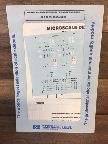 Decalcomanie microscala scala