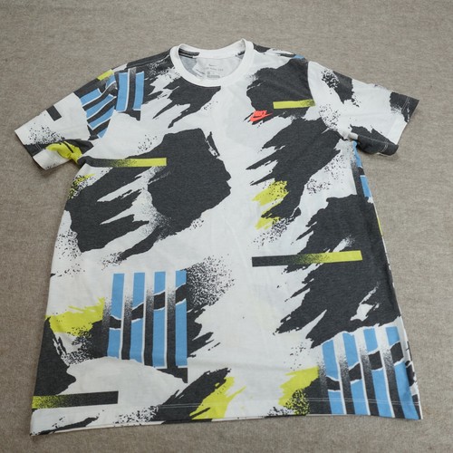 Maglia nike bianca blu - nike,