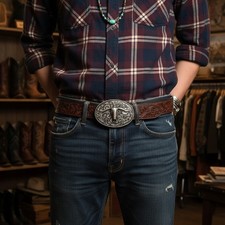 Fibbia Per Cintura Da Cowboy