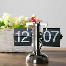 OROLOGIO DA TAVOLO FLIP DESIGN VINTAGE OROLOGIO DESIGN MECCANICO CLOCK RETRO'