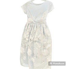 Abito bianco bambina fiori