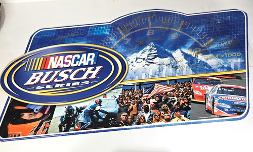 Insegna firmata nascar busch - insegna,