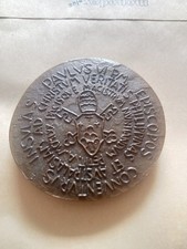 MEDAGLIA IN BRONZO 1970 PAPA PAOLO VI - VIAGGIO IN OCEANIA E FILIPPINE - RARA