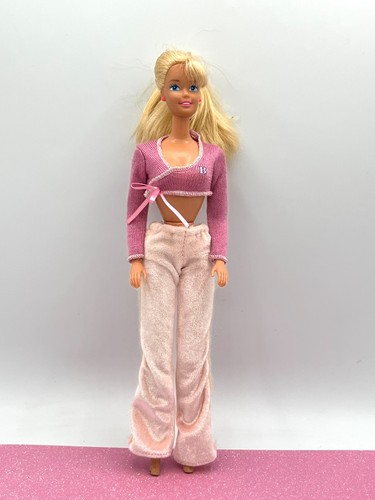 Vecchia bambola barbie con - bambola,