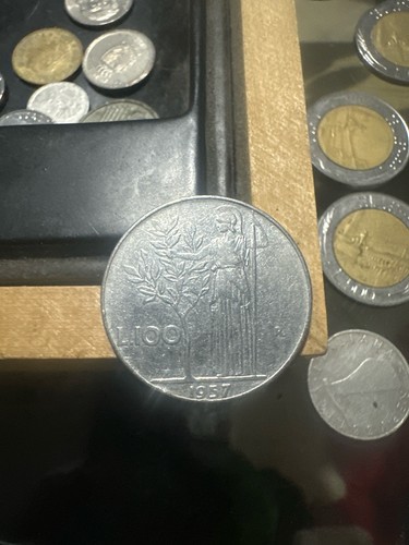 100 lire 1957 - 100,