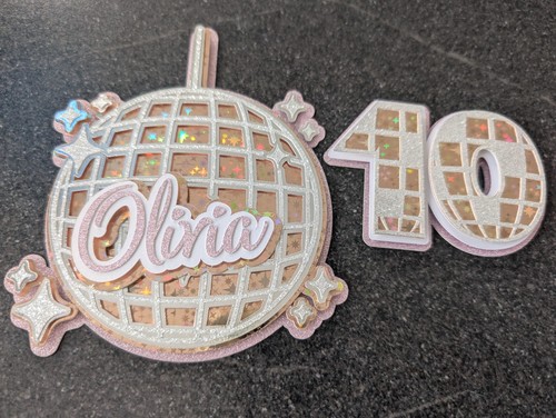 Set cake topper - set,