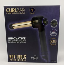 Hot Tools CurlBar Ferro arricciacapelli 1" con canna in oro 24K - Design ergonomico (1181)
