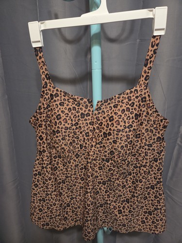 Tankini con stampa animalier