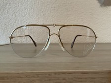 ALPINA True Vintage Brillenfassung Rahmen Gestell Pilotenbrille Gold Mod. PCF 94