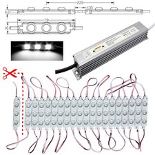 10x - 100x LED Modulo - 6000K Bianco - Alimentatore 230V 12V 1,5W Pubblicità