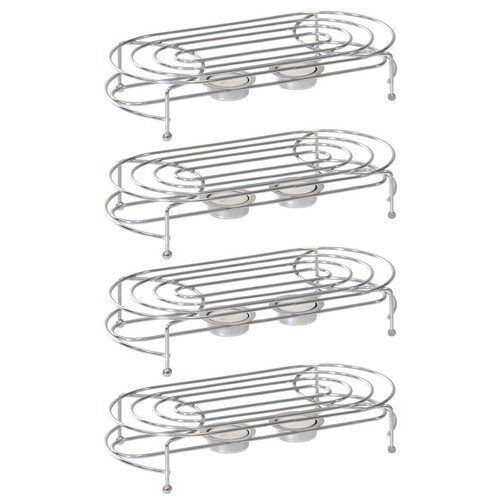 Stoviglie cromate fiamma - 4x,