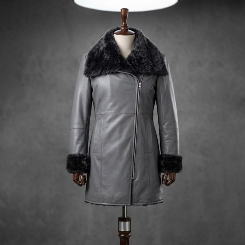 Cappotto donna grigio - , vera