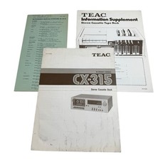 Vintage TEAC CX-315 & Cassette