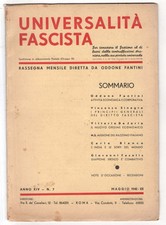 UNIVERSALITA' FASCISTA - N 7 - 1942