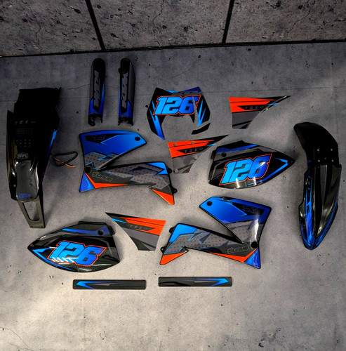Plastiche grafica ktm lc4 - grafica,