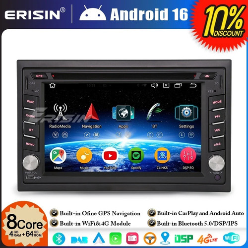 Autoradio gps din 4gb - gps,