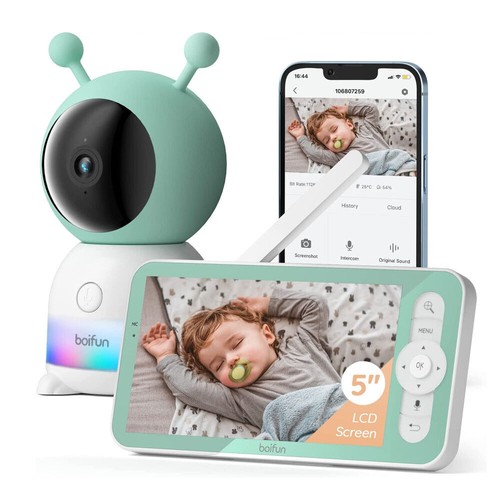 Baby monitor lcd 3mp - monitor, 2k/3mp