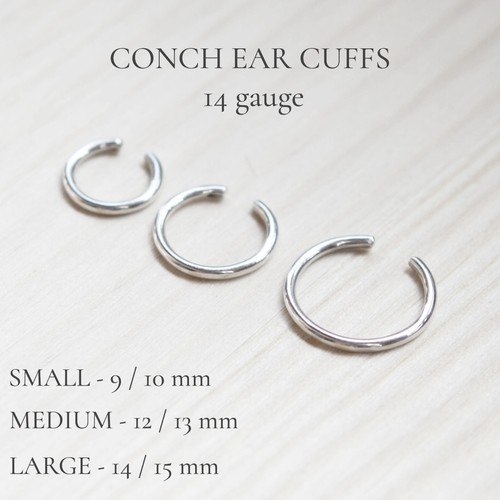 925 silver ear - ear, no