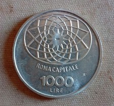Italy 1000 Lire 1970 Argento