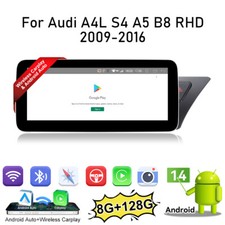 Autoradio 8+128GB per Audi A4 A5 10,25" Carplay Android Auto DAB GPS SWC