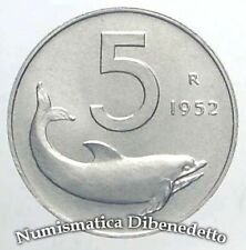 Repubblica - 5 Lire Delfino dal 1951 al 2001 da BB a FDC ECZ da Serie o Rotolino